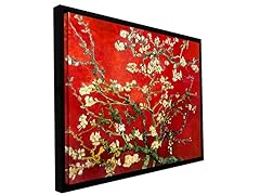 Van Gogh Red Almond Blossom - Framed