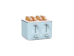 Martha Stewart 4 Slice Toaster 1800W, Sky