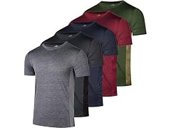 (5PK) Men's Active Performance T-Shirts