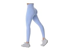 Sunzel Womens Leggings 28in S Light Blue