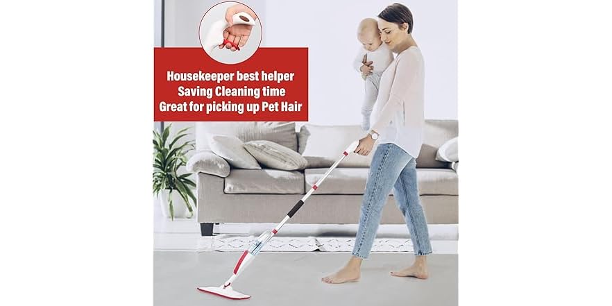 Red Moap Red Wet Spray Mop