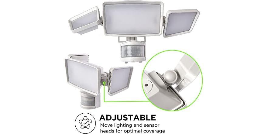 Home Zone Security Motion Sensor LED 3500K Flood Light
