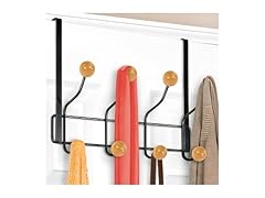LYNK PROFESSIONAL® HOME™ Over Door Hooks Rack - 8 Hook Over Door Hanger 