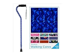 Nova Designer Walking Cane - Blue Waves