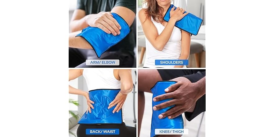 Ice For Injury (2 Pack) Reusable Ice Packs for Injuries Reusable 11