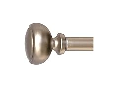 Decopolitan Fairbanks 26-48 Inch Curtain Rod, Pewter