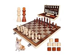 Demiwise 15 Inch Wooden Chess Sets