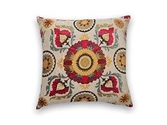 2pk Multi Color Suzani Decorative Cover