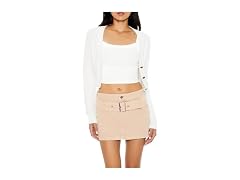 Forever 21 Women (S) Cropped Mineral Sweater