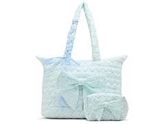 Madden Girl  2 PC Tote Set, Blue Floral