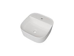 Gerber Cymira 16 in. Soft Square Vessel Bathroom Sink
