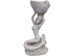 23.5" Coldcast Mermaid/Shell Feeder