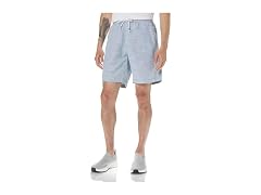 Unionbay Men Marina Cotton Slub Elastic Shorts
