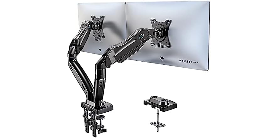 HUANUO Dual Monitor Stand, Adjustable Spring
