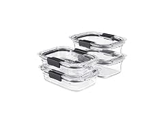 Rubbermaid Brilliance Glass Storage Set, 8-Piece