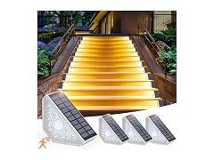 Motion Sensor Solar Step Lights for Outside