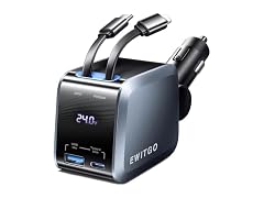 EWITGO Retractable Car Charger