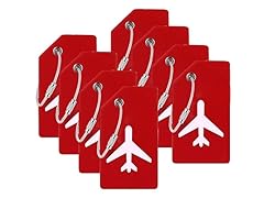 Fancial 8Pack Luggage Tags with ID Card