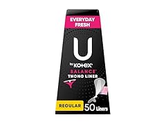 U by Kotex Thong Liners 50 count