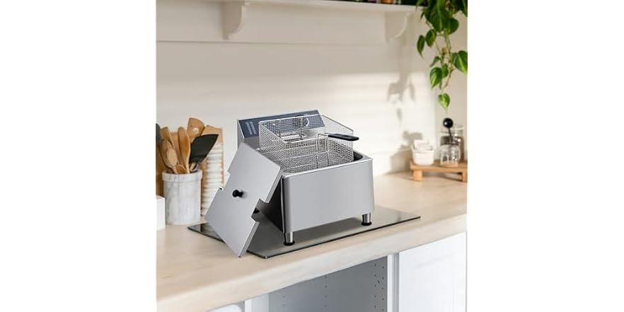 Commercial Deep Fryer 11L 1700W Stainless Steel