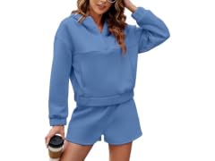 FKEEP Women's (2XL) Womens 2 Piece Sweatsuit Outfi