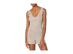 The Drop Sylvie Cotton Blend V-Neck