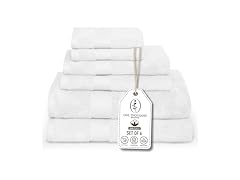 Premium Staple Cotton Bathroom Towel Set
