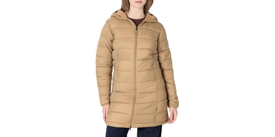 Amazon Essentials Women's Lightweight Water Resistant Packable Hooded Puffer Coat (Various) $17.99 + Free Shipping w/ Prime
