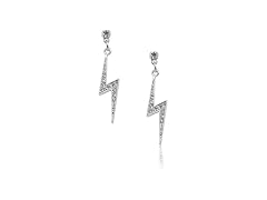 Spinningdaisy Silver Plated Crystal Earrings