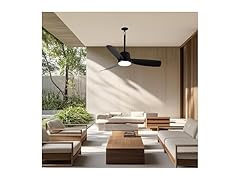 SUTEFAN 44'' Dimmable Outdoor Ceiling Fan