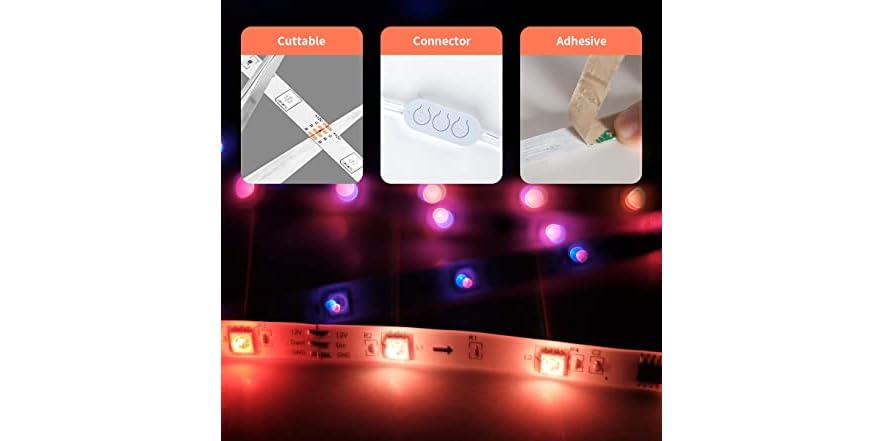 Led Strip Light Simon Sieke 32.8 ft Smart LED Strip Lights