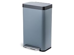 18.5 Gallon Large Capacity Trash Can, Blue