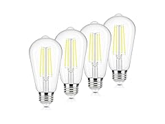 Brightever B0DHGKFF9D 4-Pack Vintage LED Edison Bulb