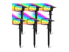 BesLowe Official 6-Pack Solar Spot Light