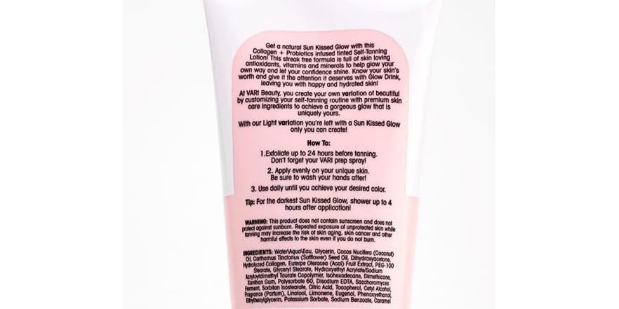 VARI Light Self-Tanning Lotion 6 Fl Oz