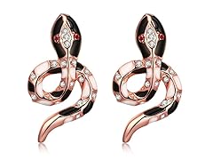 Pave Snake Skin Studs