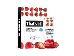 That's It Apple Strawberry Bars 12pk