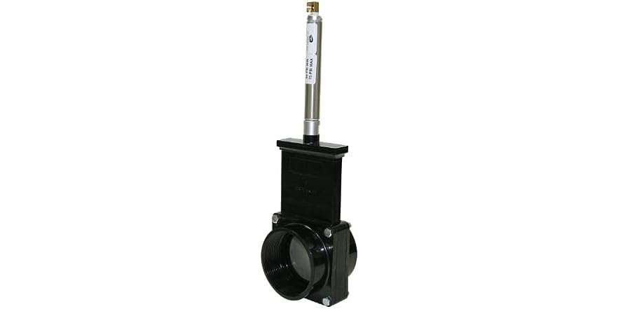 Valterra 9207S ABS Gate Valve, Black, 2" FPT, Metal Air