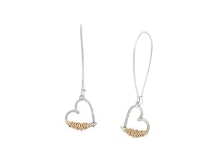 Robert Lee Morris Women's Heart Dangle Earrings
