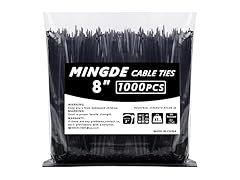 Cable Ties 8" Black 1000pk