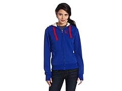 USPA Jrs Classic Fleece Jacket, Blue