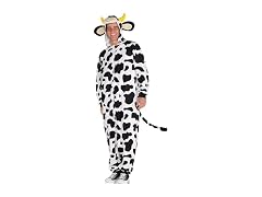 Amscan Black/White Cow Zipster (Adult Small/Me)