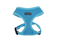 Puppia Soft Dog Harness No Choke Sky Blue XS