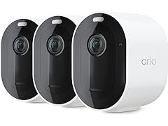 (3 PACK) Arlo Pro 4 2K HDR Wire-Free Spotlight Camera