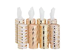 8 Pack Round Car Cup Holder Tissue Boxes