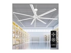 Parrot Uncle F8311WH110V 84" Ceiling Fan No Light