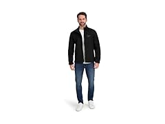Reebok Mens Textured Fleece Shell Jacket