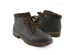 Michele Lace Up Boot, Black