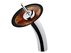 Single Handle Waterfall Vessel Faucet, Chrome