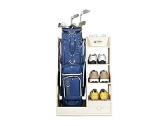 Premium Wooden Golf Bag Organizer Rack